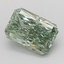 2.09 Ct. Fancy Vivid Green Radiant Lab Grown Diamond