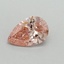 0.37 Ct. Fancy Vivid Pink Pear Lab Grown Diamond