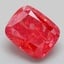 5.51 Ct. Fancy Vivid Red Cushion Lab Grown Diamond