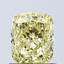 1.01 Ct. Fancy Intense Yellow Cushion Lab Grown Diamond