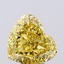 4.54 Ct. Fancy Vivid  Yellow Heart Lab Grown Diamond