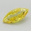 0.84 Ct. Fancy Vivid Yellow Marquise Lab Grown Diamond