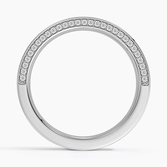Mojave 6mm Diamond Wedding Ring in Platinum
