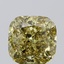5.01 Ct. Fancy Intense Yellow Cushion Lab Grown Diamond