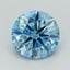 1.08 Ct. Fancy Intense Blue Round Lab Grown Diamond