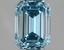 2.01 Ct. Fancy Intense Blue Emerald Lab Grown Diamond
