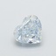 1.05 Ct. Light Blue Heart Lab Grown Diamond