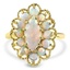 Retro Opal Cocktail Ring