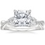 Platinum Garland Diamond Ring, smalltop view