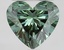 2.73 Ct. Fancy Vivid Green Heart Lab Grown Diamond