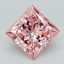 2.08 Ct. Fancy Intense Pink Princess Lab Grown Diamond