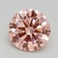 2.50 Ct. Fancy Intense Pink Round Lab Grown Diamond