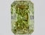 1.48 Ct. Fancy Vivid Green Radiant Lab Grown Diamond