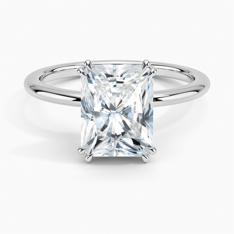 18K White Gold Aveline Solitaire Ring
