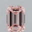 5.30 Ct. Fancy Intense Pink Emerald Lab Grown Diamond