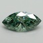 2.02 Ct. Fancy Vivid Green Marquise Lab Grown Diamond