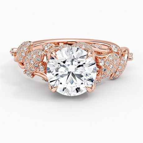 14K Rose Gold Luxe Canopy Diamond Ring