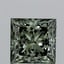 2.01 Ct. Fancy Vivid  Green Princess Lab Grown Diamond