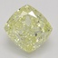 1.30 Ct. Fancy Light Yellow Cushion Diamond