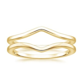 Chevron Nested Ring Stack in 18K Yellow Gold
