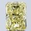 2.08 Ct. Fancy Vivid Yellow Radiant Lab Grown Diamond