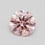 0.53 Ct. Fancy Intense Pink Round Lab Grown Diamond