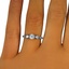The Balor Ring, smalltop view on a hand