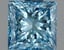 1.51 Ct. Fancy Vivid Blue Princess Lab Grown Diamond