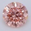 2.71 Ct. Fancy Vivid Pink Round Lab Grown Diamond