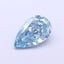 1.08 Ct. Fancy Vivid Blue Pear Lab Grown Diamond