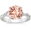 18K White Gold Chamise Diamond Ring (1/15 ct. tw.), smalltop view
