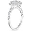 18K White Gold Versailles Halo Diamond Ring (1/2 ct. tw.), smallside view