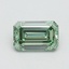 1.01 Ct. Fancy Intense Green Emerald Lab Grown Diamond