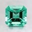 6.8x6.7mm Asscher Colombian Emerald