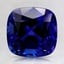 12.8mm Super Premium Blue Cushion Tanzanite