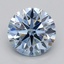1.03 Ct. Fancy  Blue Round Lab Grown Diamond