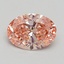 1.56 Ct. Fancy Intense Pink Oval Lab Grown Diamond