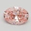 1.90 Ct. Fancy Vivid Pink Oval Lab Grown Diamond