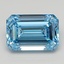 3.03 Ct. Fancy Vivid  Blue Emerald Lab Grown Diamond