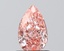 0.81 Ct. Fancy Vivid Pink Pear Lab Grown Diamond