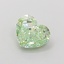 1.12 Ct. Fancy Vivid  Green Heart Lab Grown Diamond