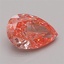 1.02 Ct. Fancy Vivid Pink Pear Lab Grown Diamond