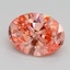 1.70 Ct. Fancy Vivid Pink Oval Lab Grown Diamond