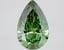 2.10 Ct. Fancy Vivid Green Pear Lab Grown Diamond