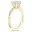 18K Yellow Gold Emmeline Diamond Ring, smallside view