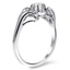 The Mahina Ring, smalltop view on a hand