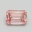 0.70 Ct. Fancy Intense Pink Emerald Lab Grown Diamond