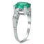 The Deonna Ring, smalltop view on a hand