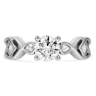 Custom Trellis Knot Diamond Ring