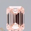 1.56 Ct. Fancy Intense  Pink Emerald Lab Grown Diamond